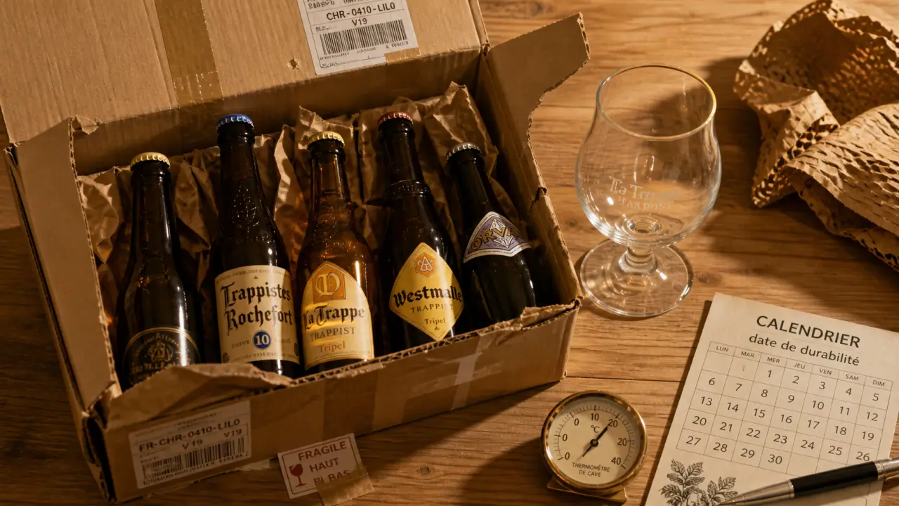 Achat biere en ligne : faux bons plans, carton belge et verre tulipe