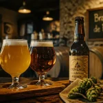 Brasserie artisanale de Provence, verres de bière artisanale en Provence