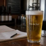 Brasserie artisanale du sud : comptoir et bière artisanale au verre