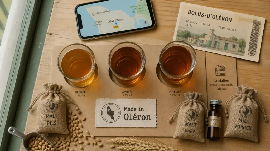 Brasserie artisanale fort boyard : bières non filtrées à Oléron, dégustation