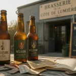 Brasserie artisanale Mélusine à Chambretaud : bouteilles et visite