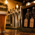Brasserie artisanale de la pleine lune bar & boutique : verre bière pression et bar en brasserie à Chabeuil
