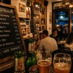 Ardoise bières du pub brasserie artisanale et pub le simone
