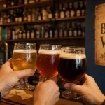 Brasserie artisanale valence : trois verres de bière artisanale}}