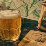 Brasserie du mont blanc : chope de bière alpine et eau de source à 2 072 m
