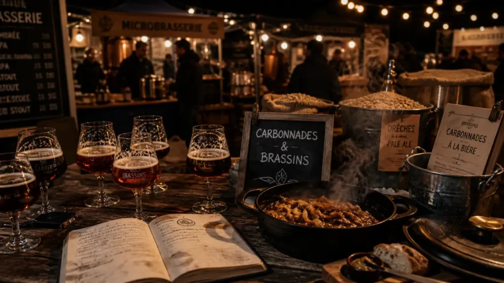 Festival de la bière artisanale : verres et dégustation, accords avec bière ambrée