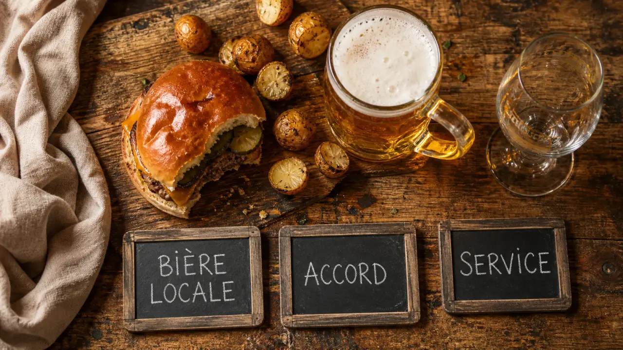 La Ménagerie bière artisanale & burger maison : burger maison et bière artisanale