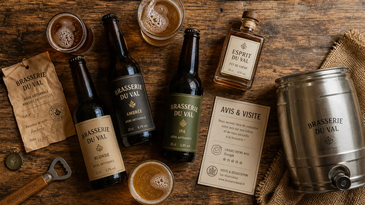 La rouget de lisle - brasserie artisanale distillerie : bières artisanales et esprit ambré