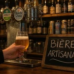 Le berliet bar brasserie artisanale & cave à bière : comptoir, bière pression et verre tulipe