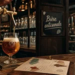 platypus brewpub - brasserie artisanale : bière ambrée artisanale, tireuse en laiton