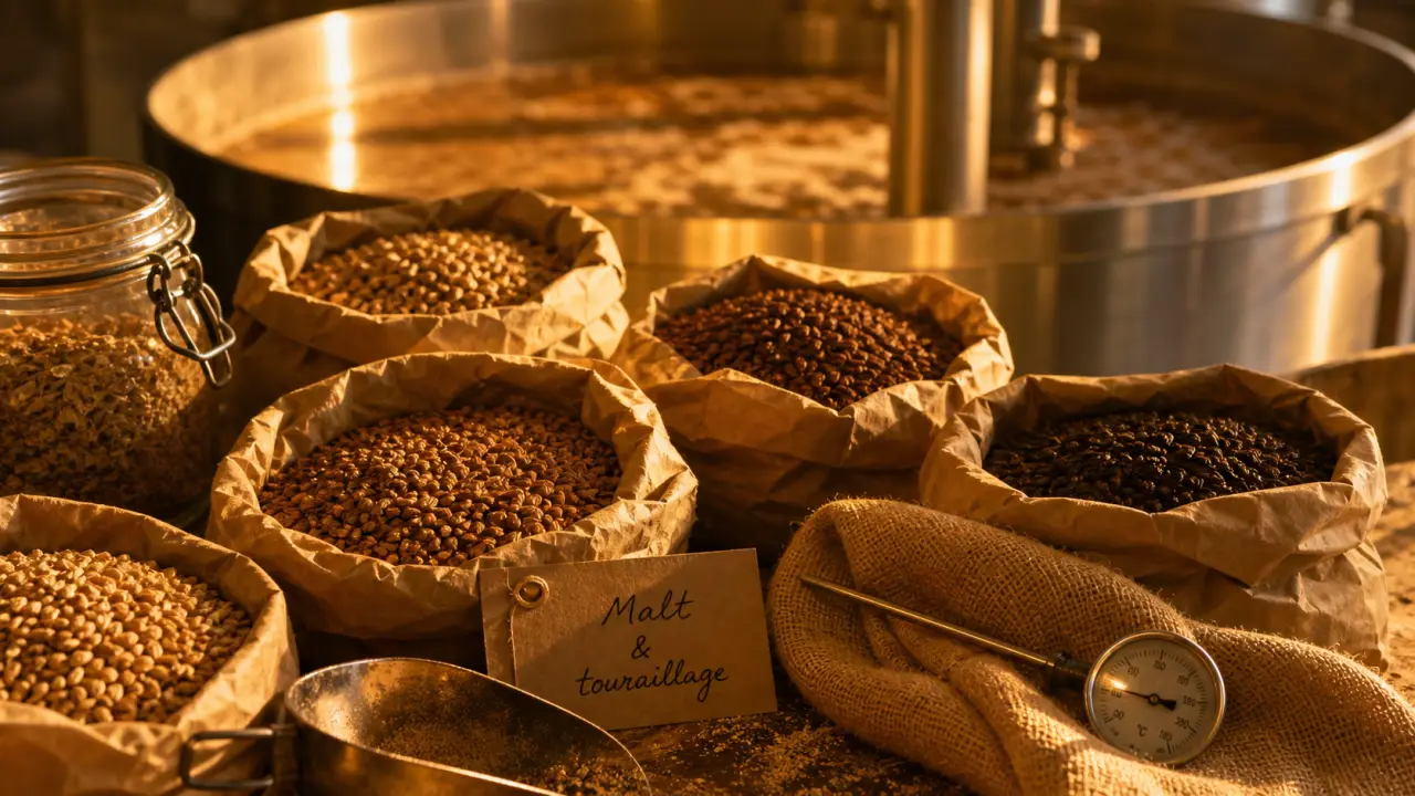 Qu est ce que le malt ? Sacs de malt pâle caramel torréfié