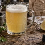 Biere gose : chope salée acidulée artisanale, sel et coriandre