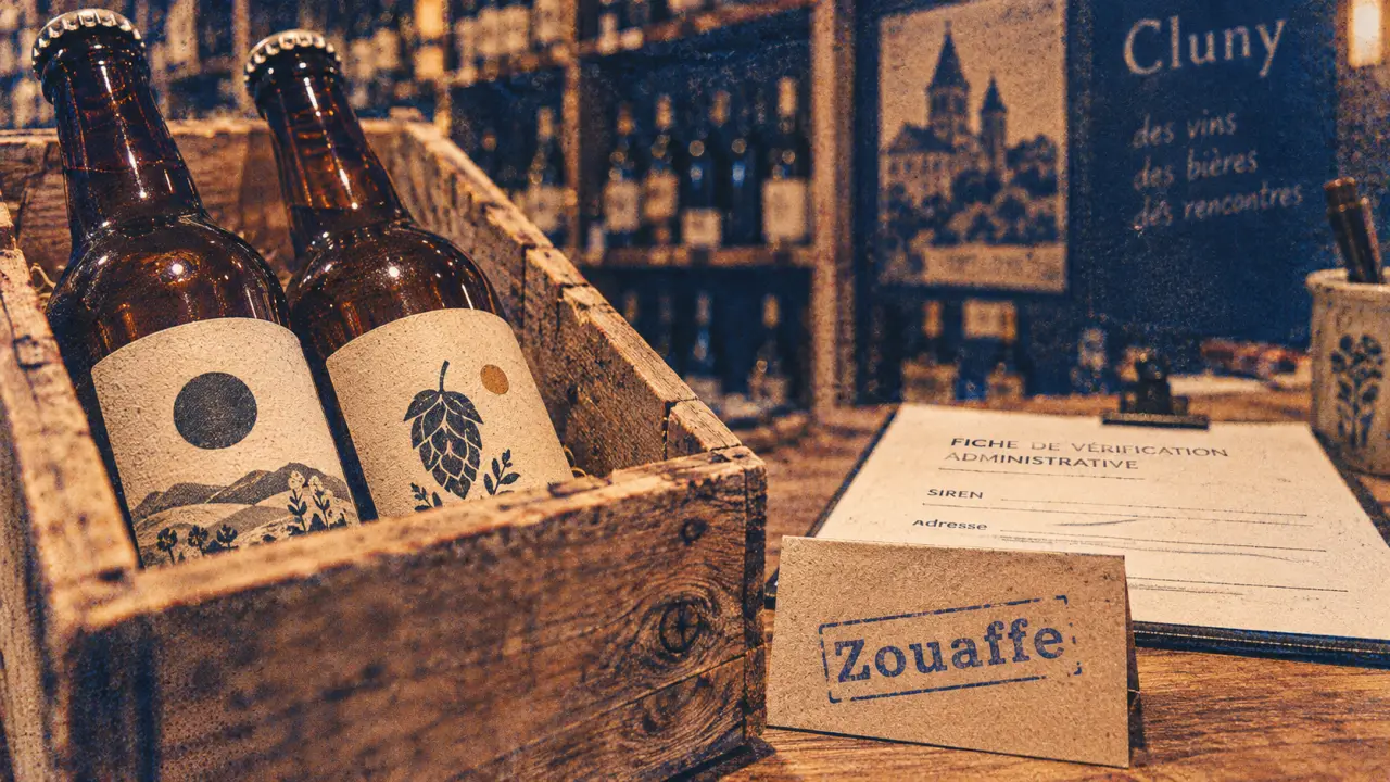 Brasserie artisanale de Cluny Zouaffe : bières artisanales et vérification adresse