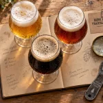Brasserie artisanale Gallicus : bière locale, verres artisanaux et fraîcheur