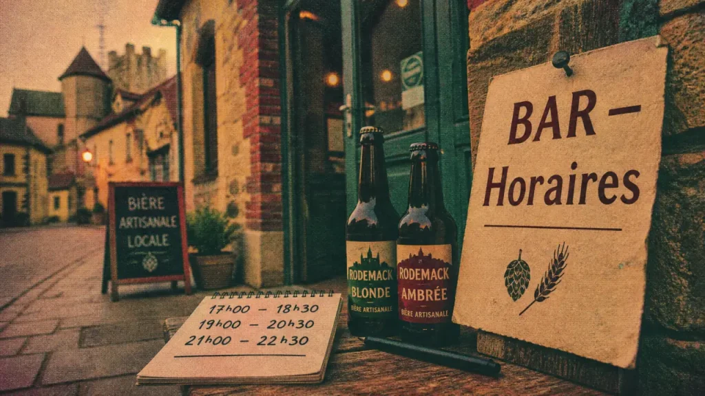 Brasserie artisanale de Rodemack : horaires et bar