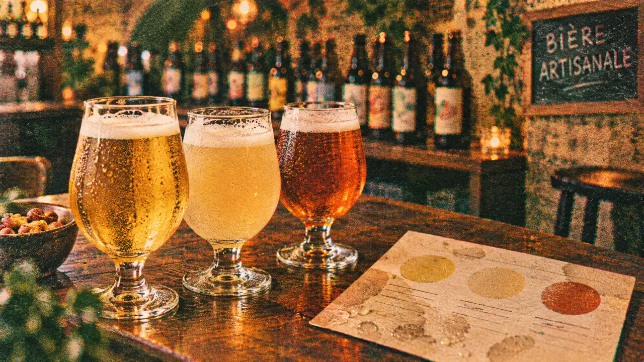 Brasserie artisanale Toulouse : verres de dégustation et bouteilles