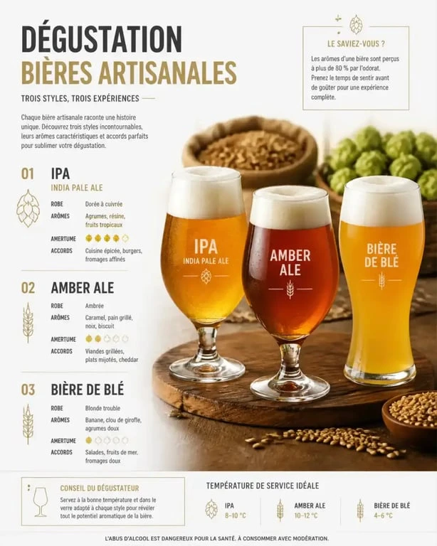Dégustation de bières artisanales à Perpignan