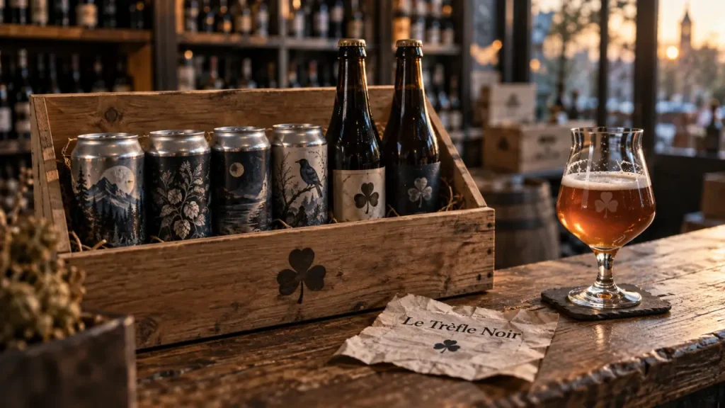 Le trèfle noir brasserie artisanale : canettes et bouteilles, indices à vérifier avant d’acheter