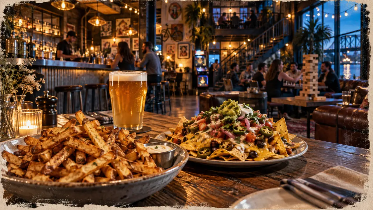Memento brasserie artisanale : frites et nachos avec bière artisanale