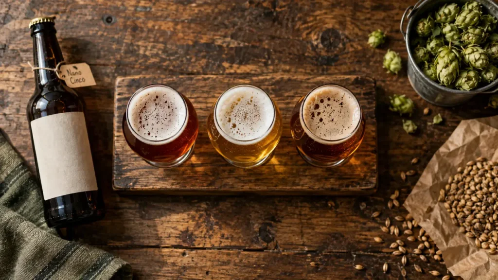 nano cinco brasserie artisanale : bières artisanales en taproom