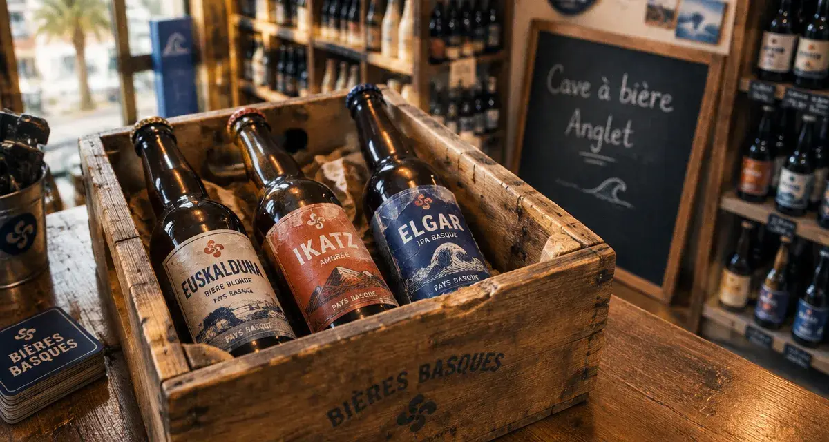 Brasserie artisanale anglet : cave à bière basque en bouteilles