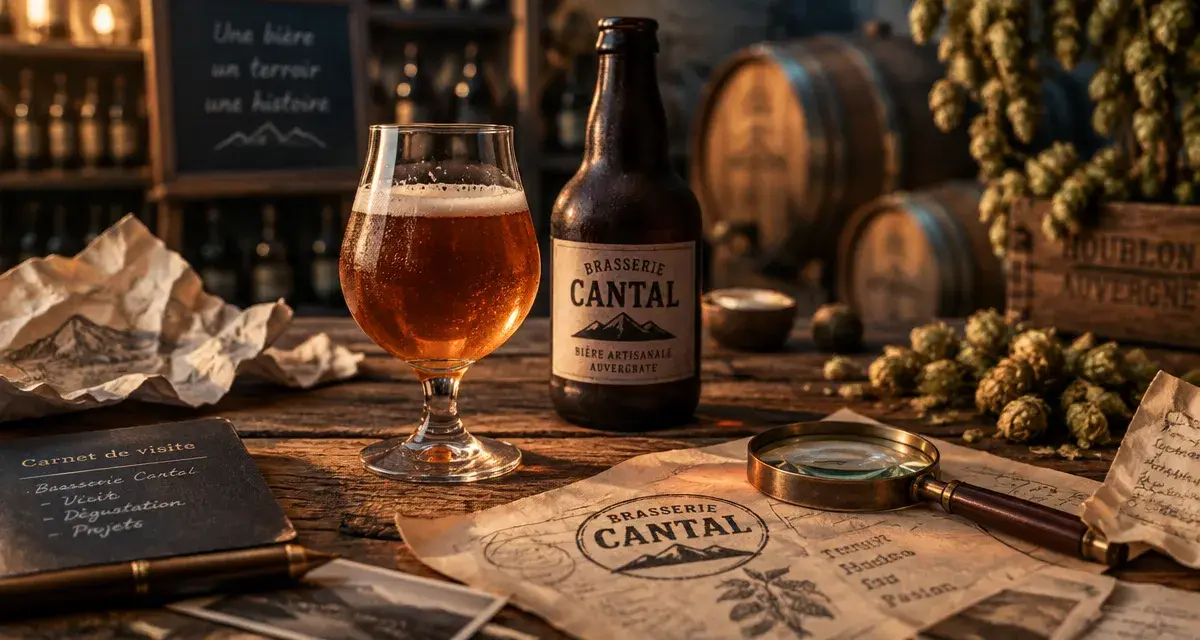 Brasserie artisanale cantal : dégustation bière auvergnate