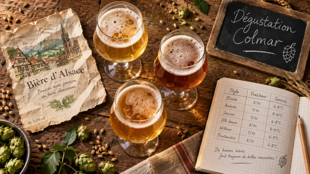 Brasserie artisanale Colmar : boire local sans se tromper de bouteille