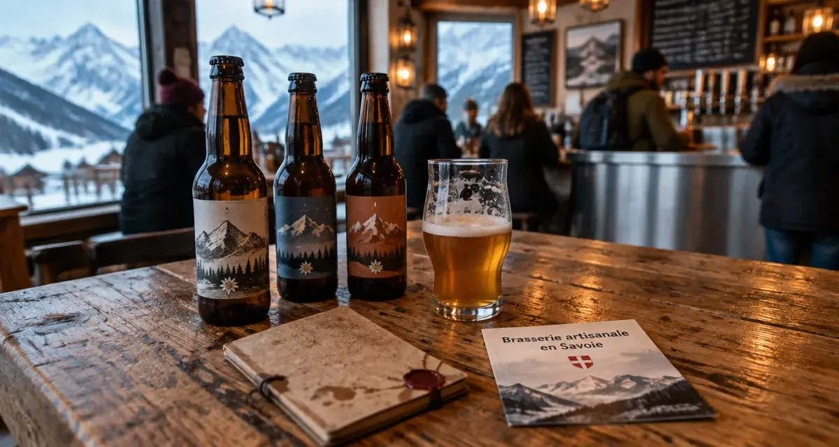 Brasserie artisanale Savoie : bières de montagne en taproom