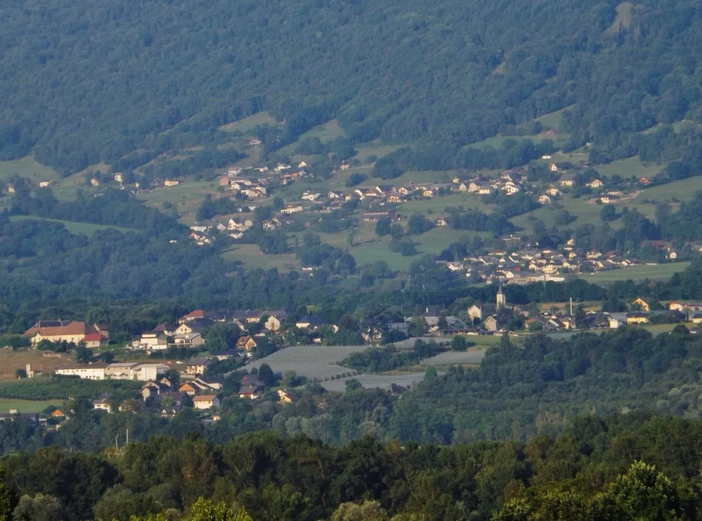 Le Tremblay, à La Motte-Servolex, en 2016. Vue de la commune où se trouve la Brasserie du Mont Blanc.